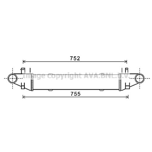 MB RADYATÖR INTERCOOLER.W204 W212 CDI
