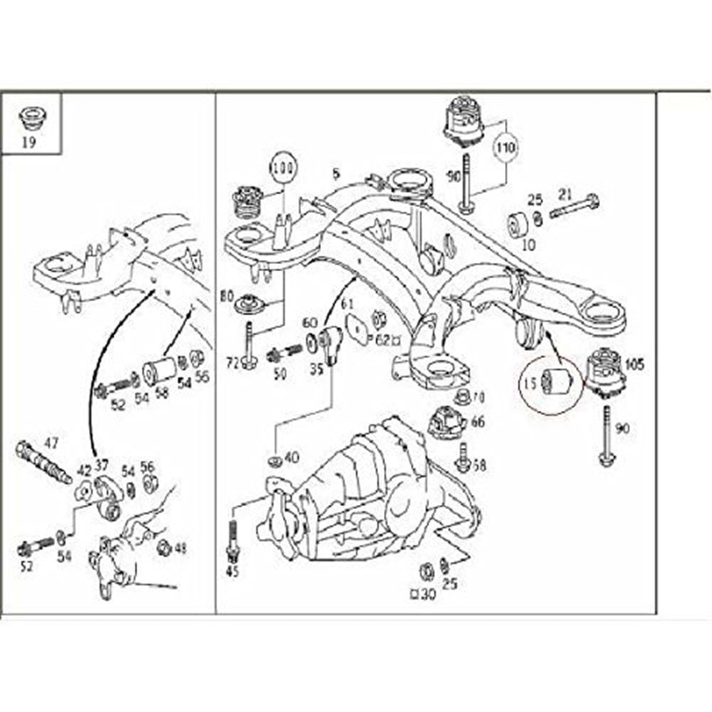 MB SALINCAK BUŞ ARKA W204 W205