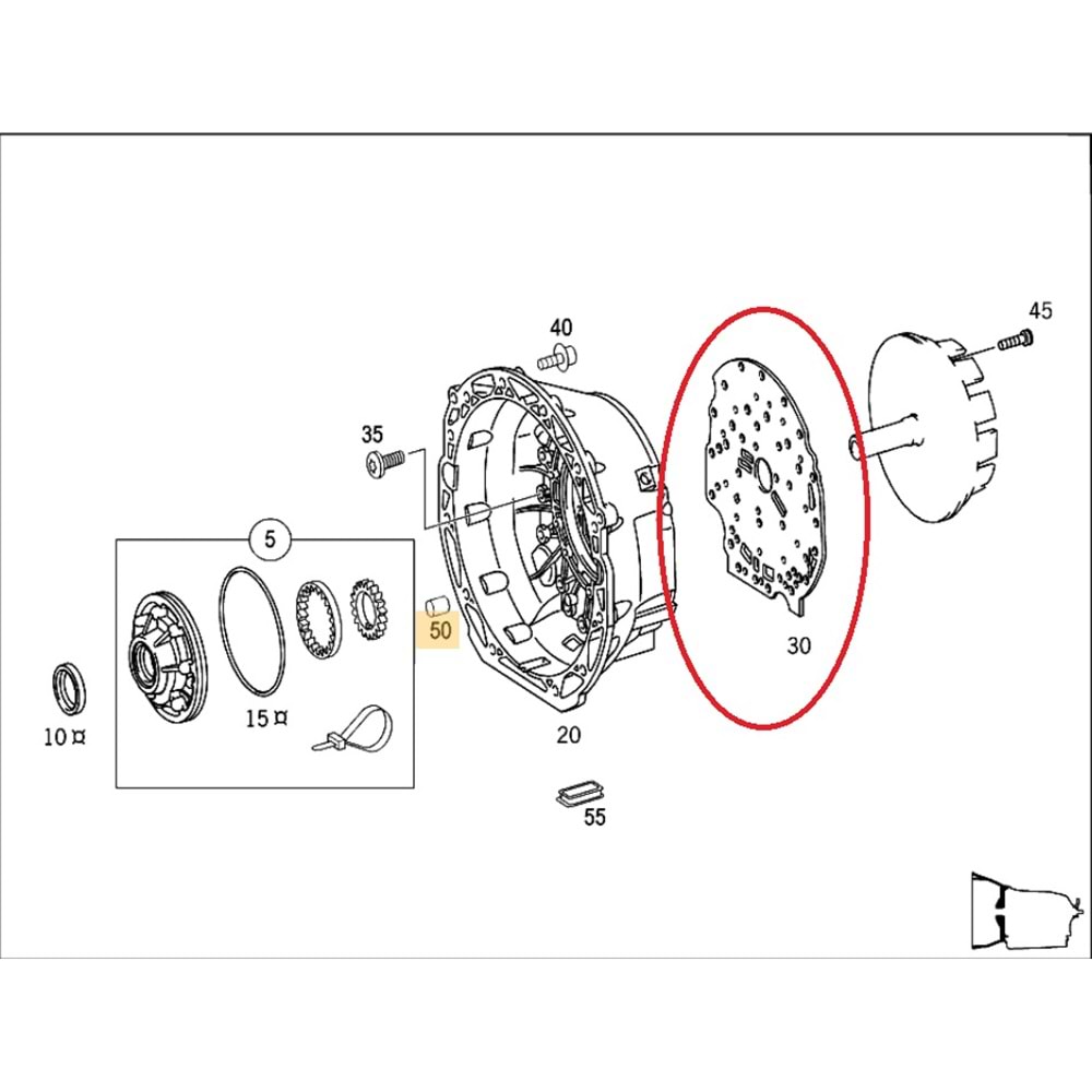 MB CONTA ŞANZIMAN YAĞ POMPASI W210 W202 W140