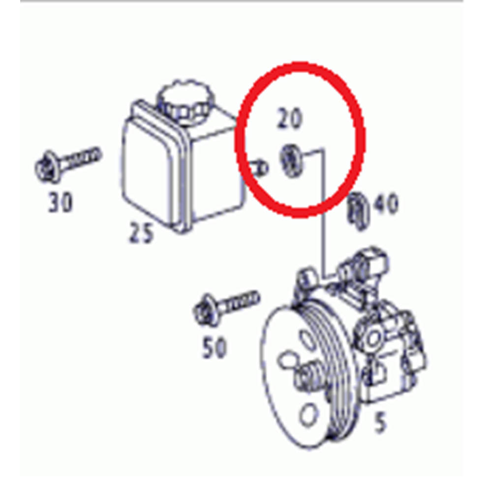 MB DÜMEN POMPASI LASTİK M272 M112