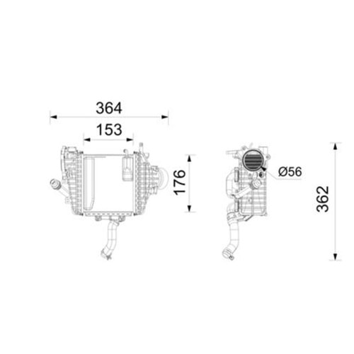 MB RADYATÖR INTERCOOLER W907 W447 W213