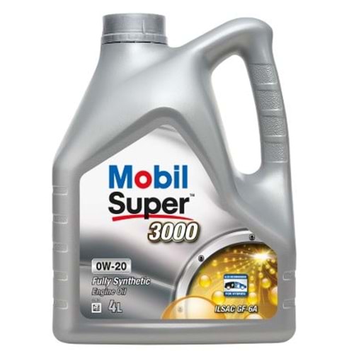 MOBIL SUPER 3000 0W20 4LT