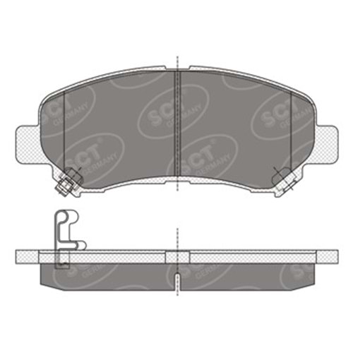 NIS FREN BALATA ÖN X-TRAIL QASH