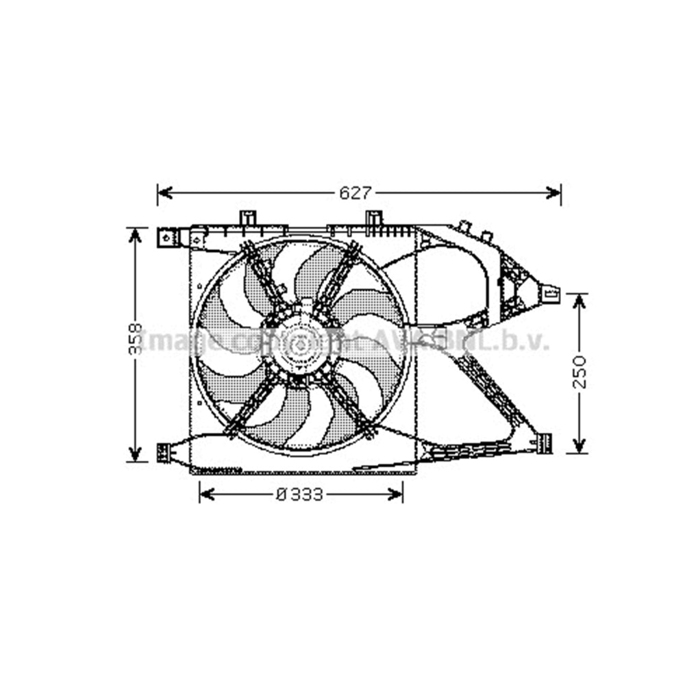 OPEL RADYATÖR FAN CORSA C