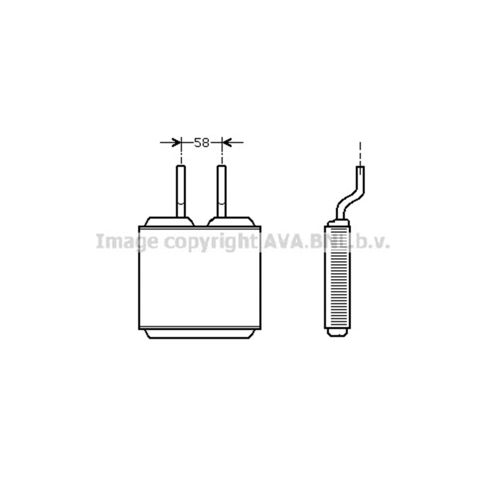 OPEL RADYATÖR KALORİF CRSA B COMBO