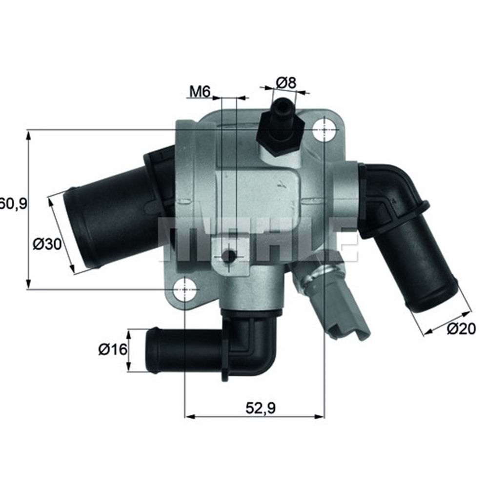 OPEL TERMOSTAT KOMPLE 13 CDTI