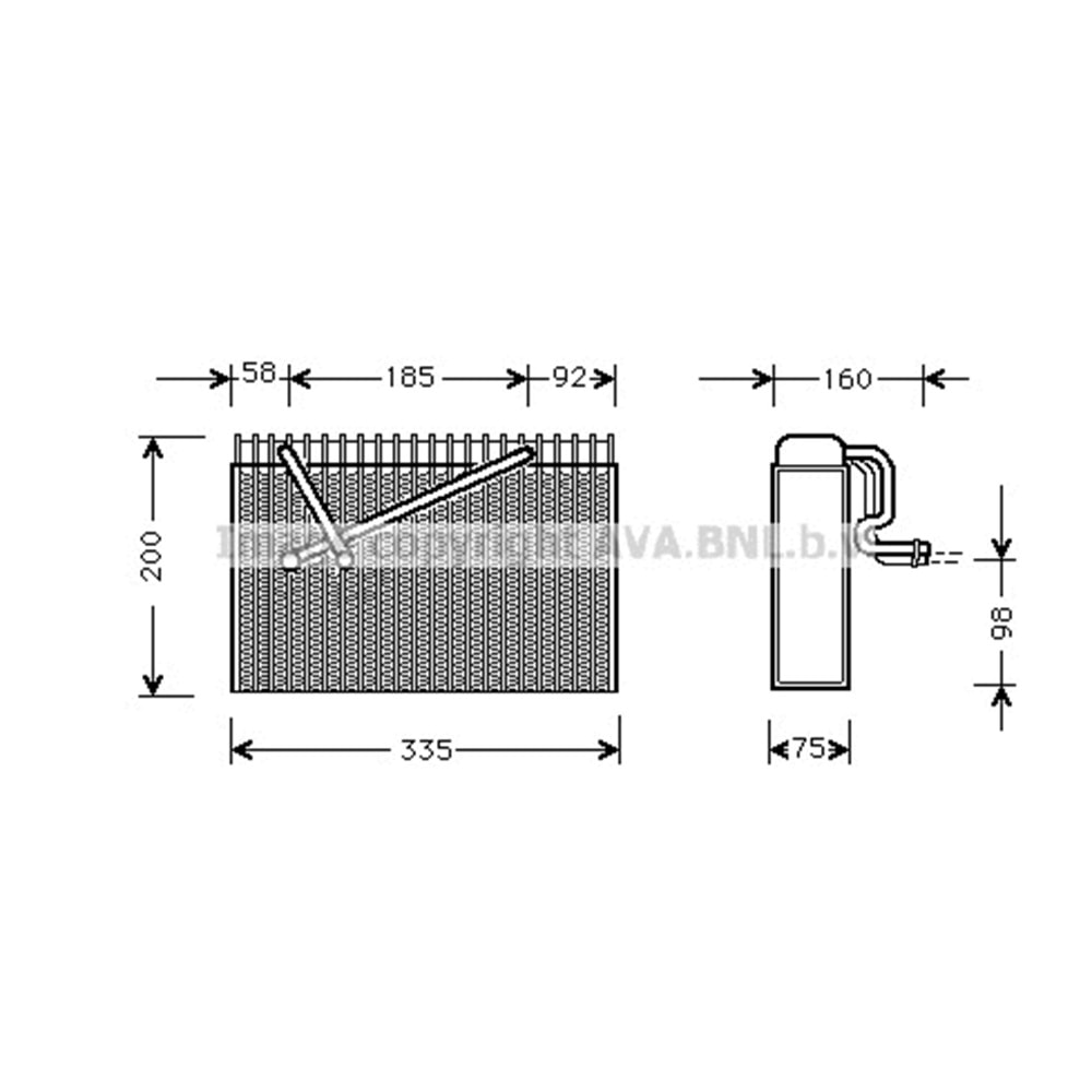 OPEL RADYATÖR KLİMA İÇ VECTRA B