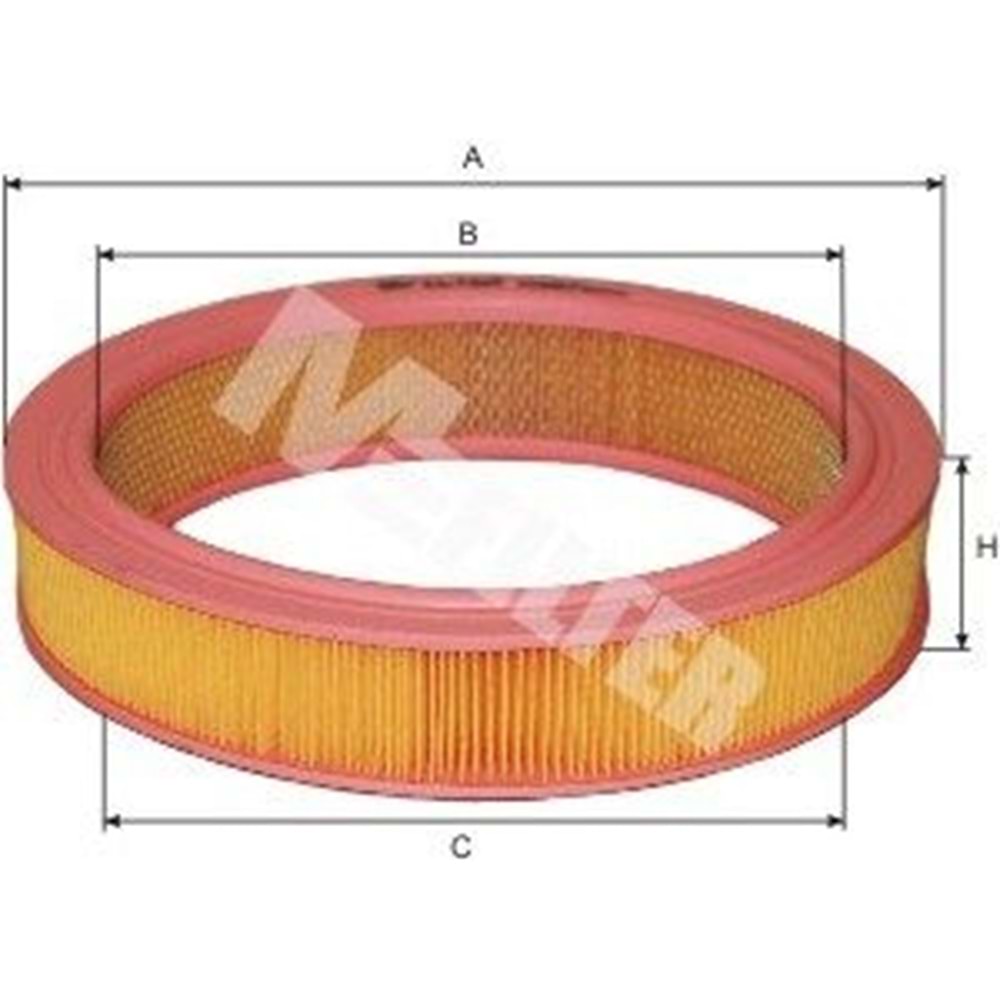 FİLTRE HAVA FORD,MITSB