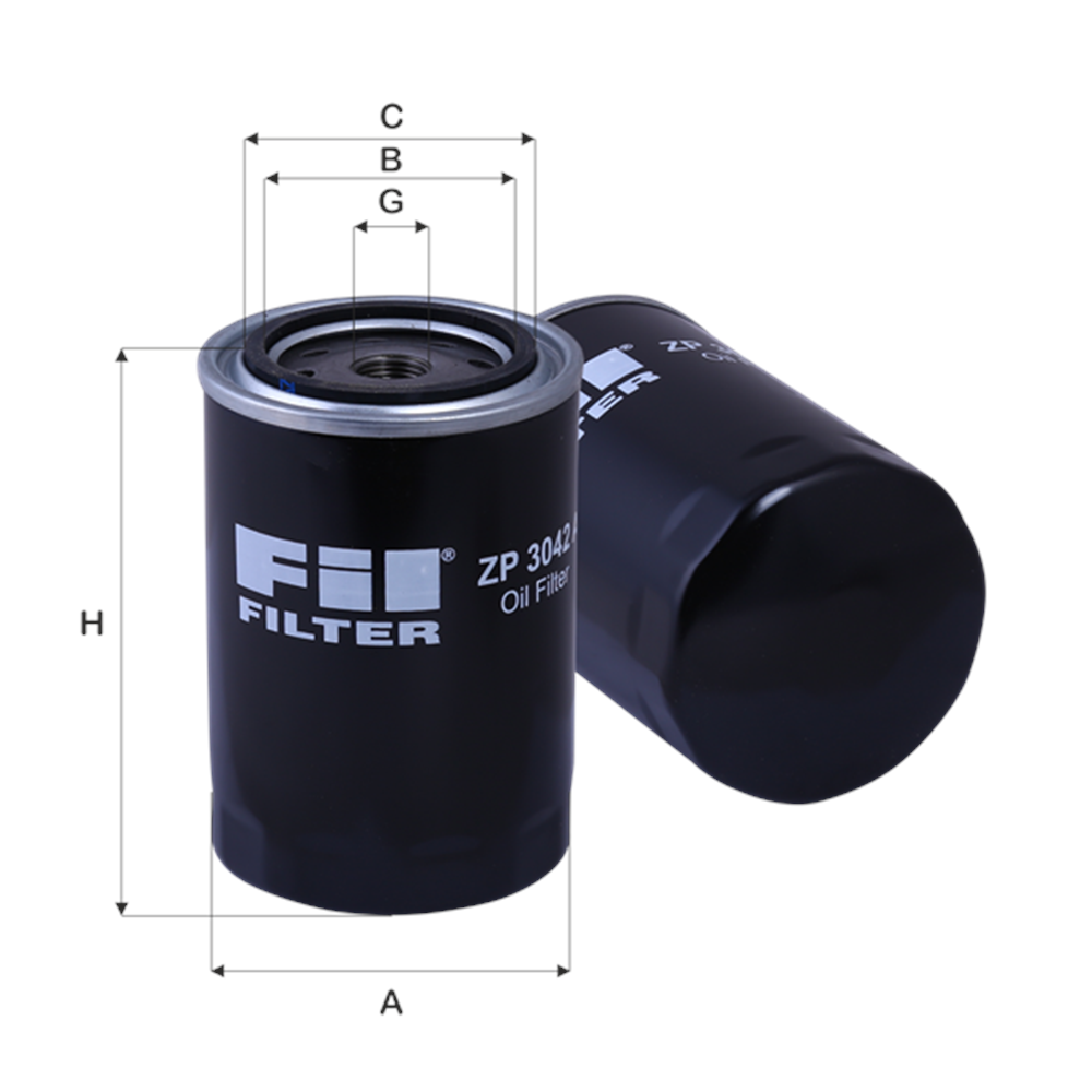 FİLTRE YAĞ ATOM MF JCB GOLFD