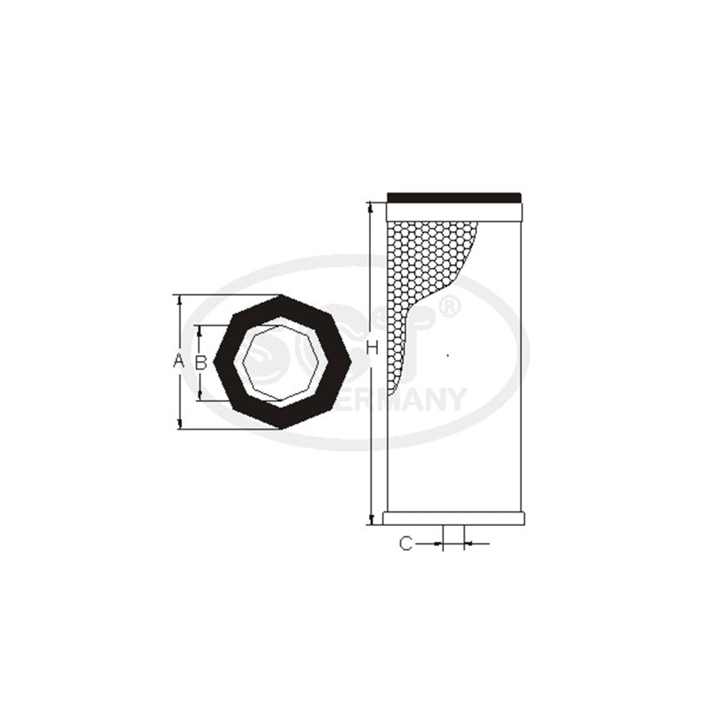 FİLTRE HAVA FORD CARGO