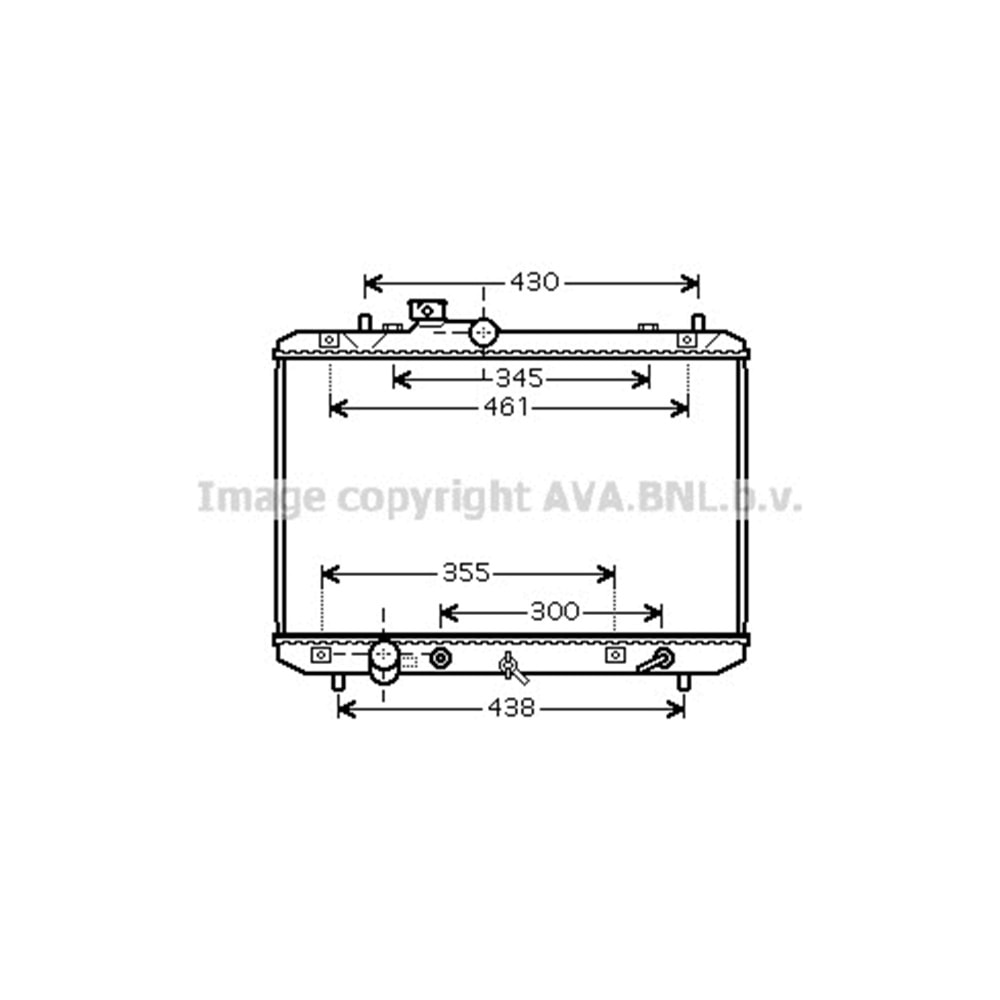 SUZUKİ RADYATÖR 375x555 SWIF 1.3İ