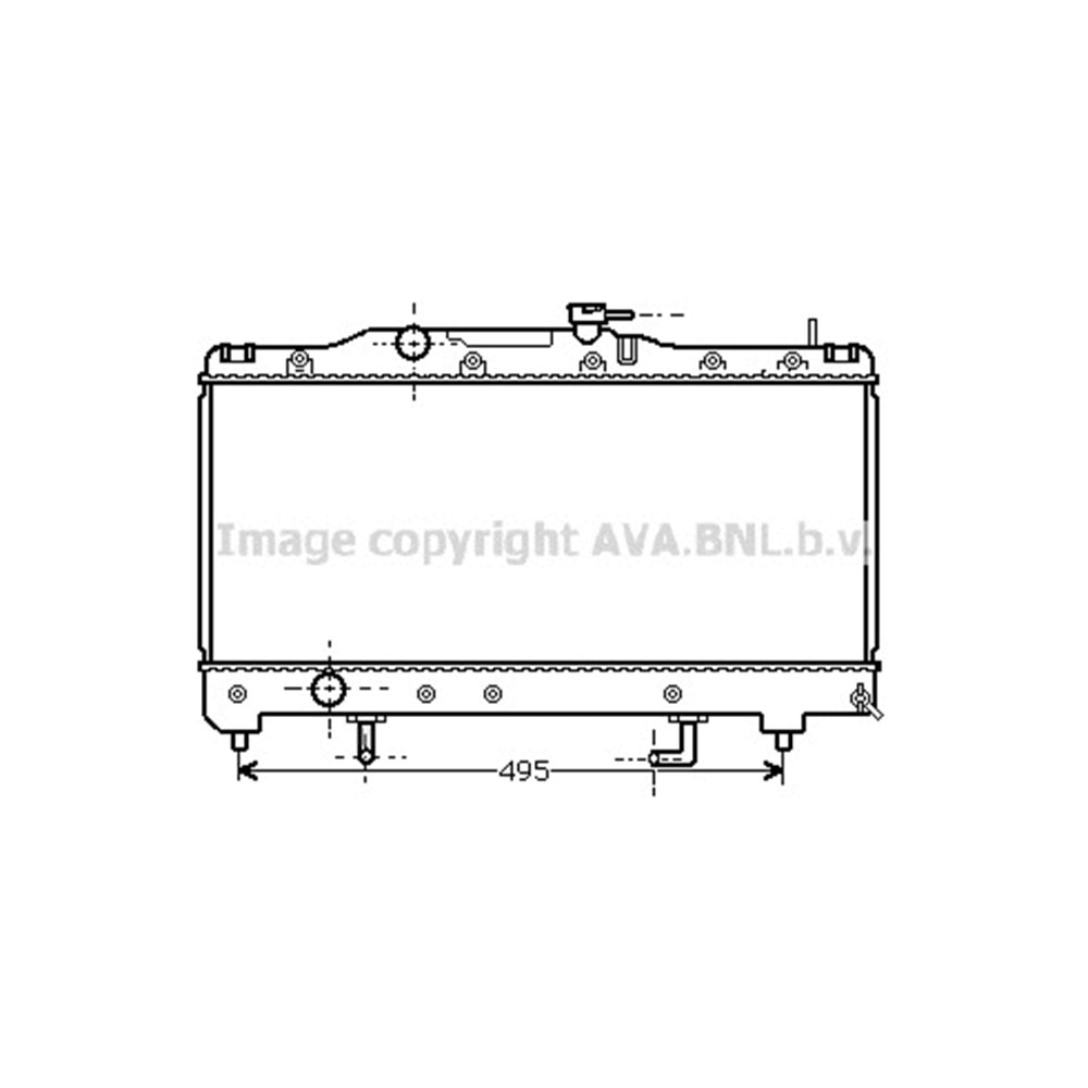 TOYOTA RADYATÖR 32x66 CARİNA OTO