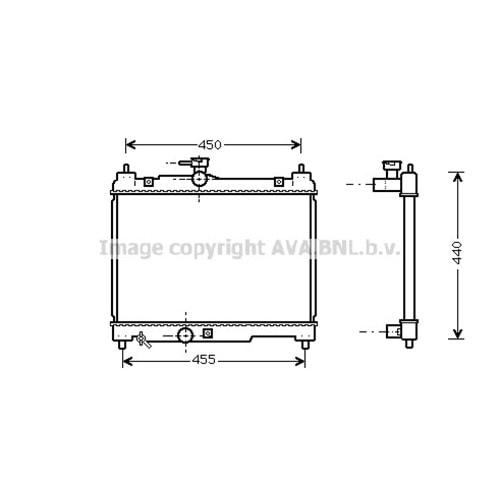 TOYOTA RADYATÖR 34x48 YARIS 1.0İ