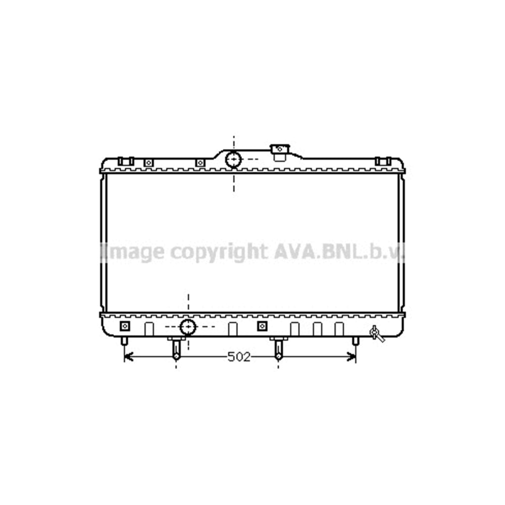 TOYOTA RADYATÖR 35x68 COROLLA 97-00 OTO