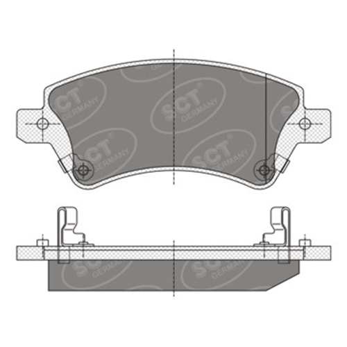 TOYOTA FREN BALATA ÖN COROLLA 01+