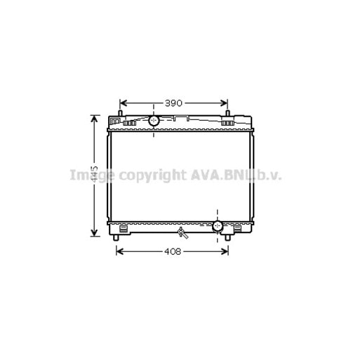 TOYOTA RADYATÖR 48x35 YARIS 2005+